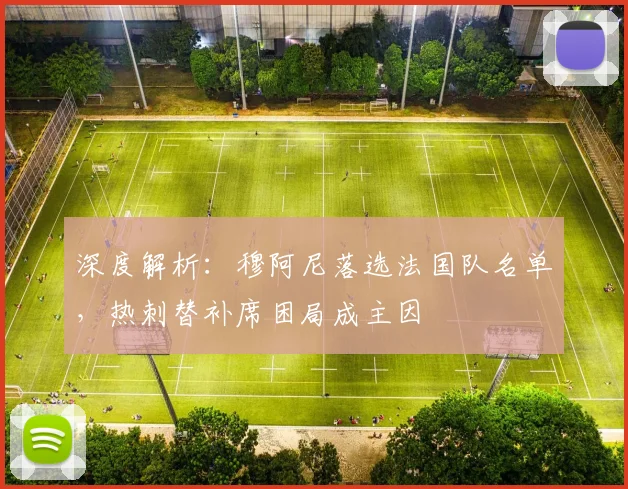 深度解析：穆阿尼落选法国队名单，热刺替补席困局成主因